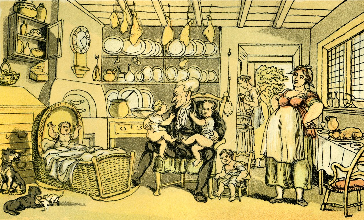 Dr Syntax Turned Nurse by Thomas Rowlandson