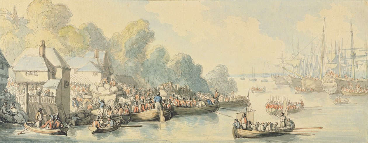 Embarkation at Southampton on 20th June after Lord Howe