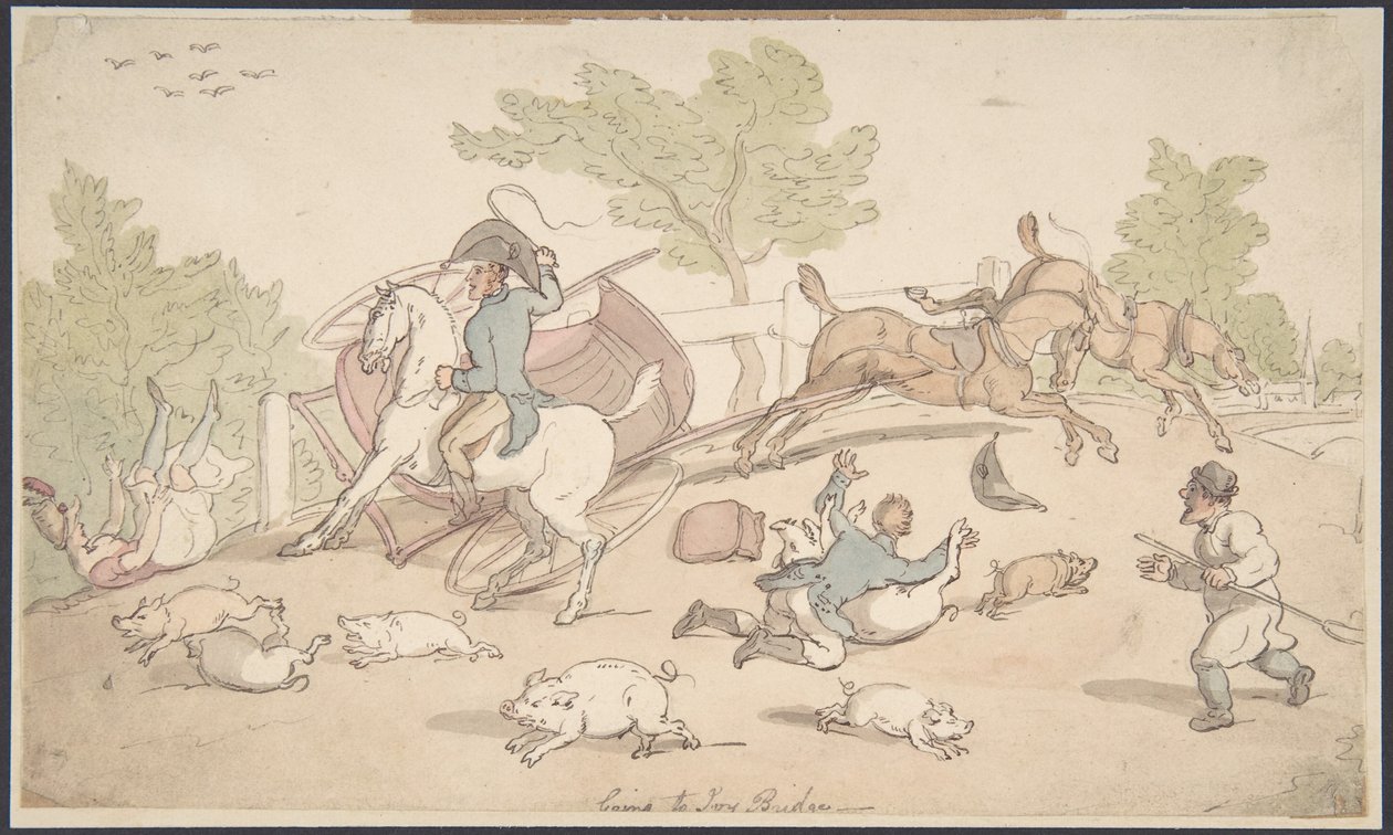 Going to Ivy Bridge by Thomas Rowlandson