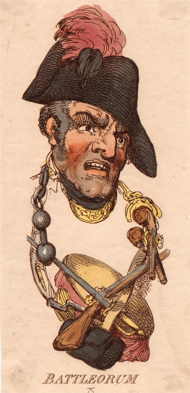 Heads: Battleorum by Thomas Rowlandson