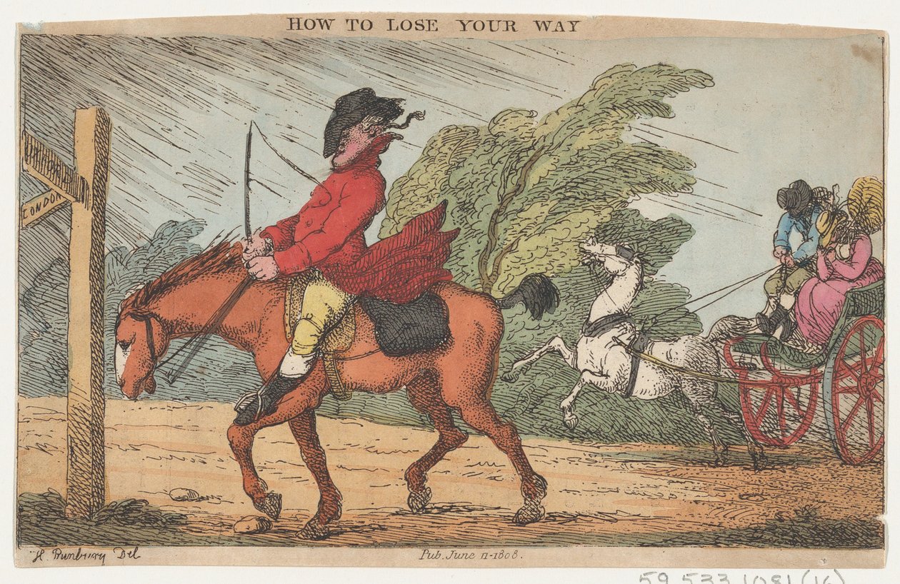 How to Lose Your Way by Thomas Rowlandson