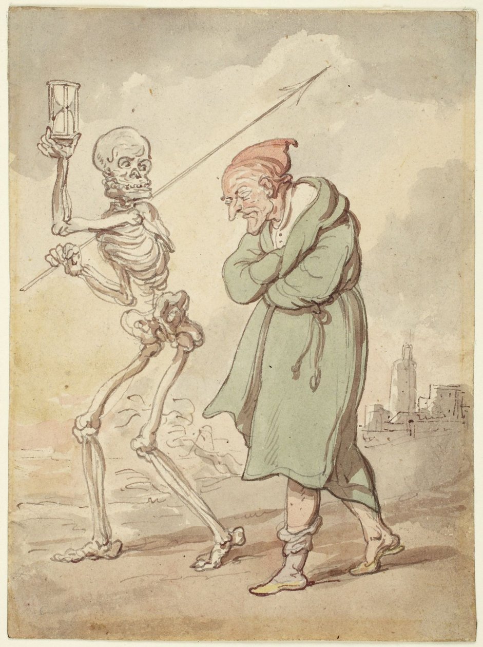 Illustration for The Dance of Death by Thomas Rowlandson