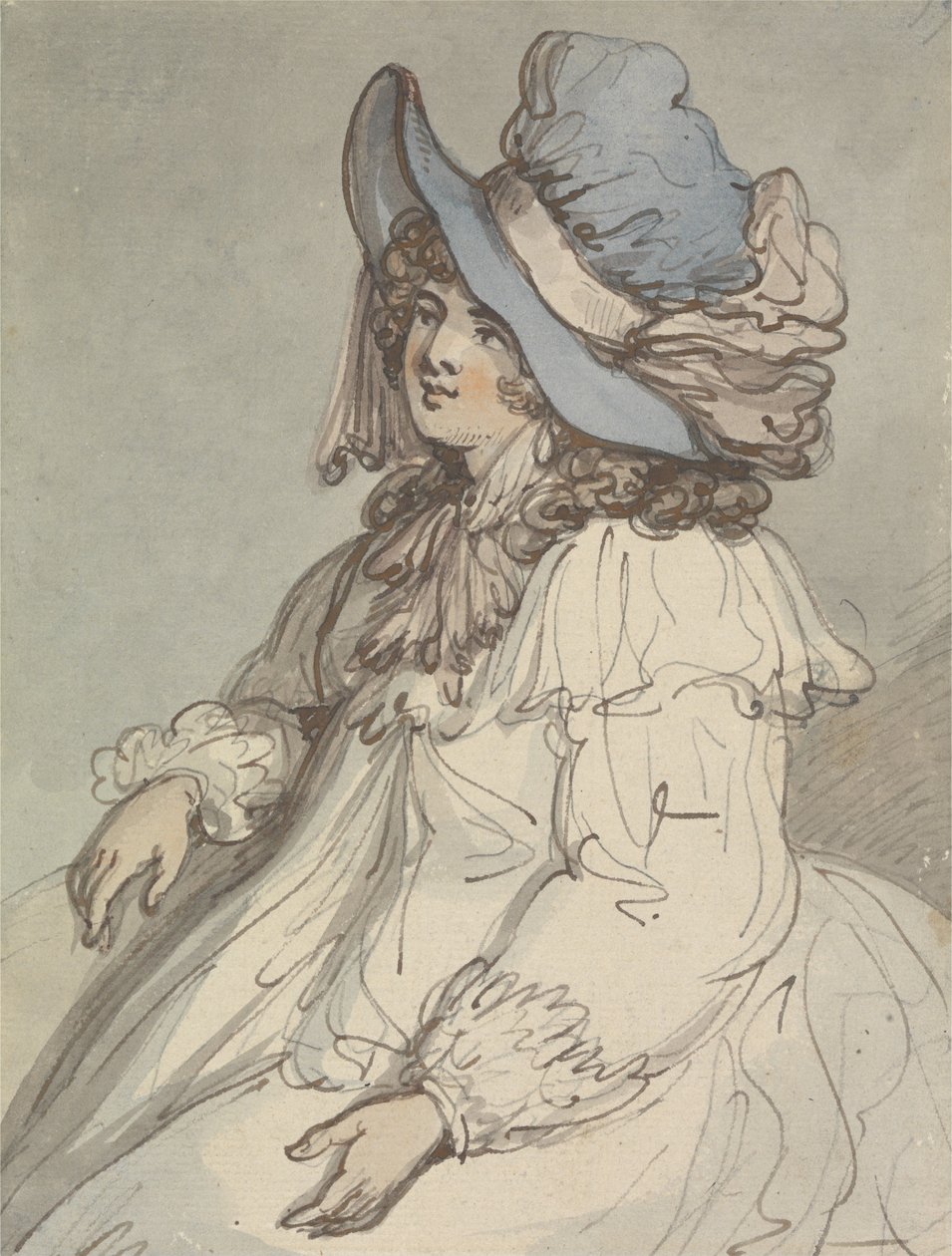 Mademoiselle of the Opera by Thomas Rowlandson