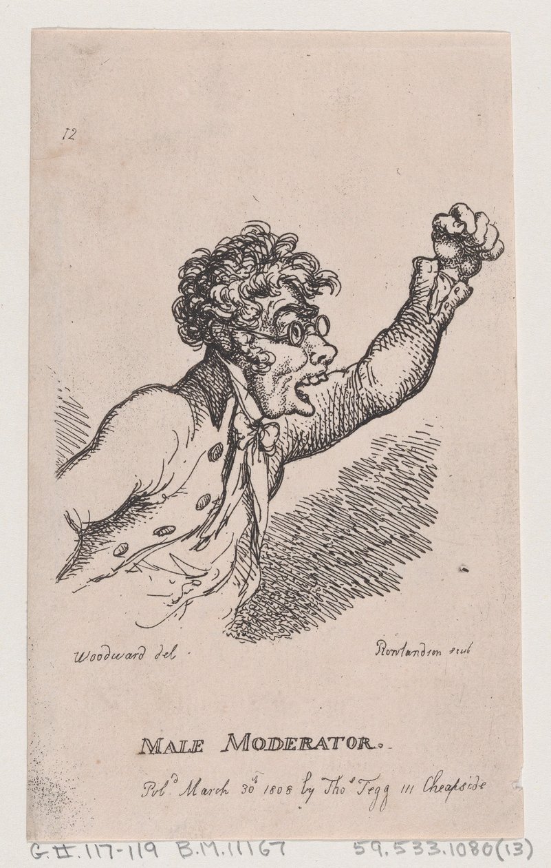 Male Moderator by Thomas Rowlandson