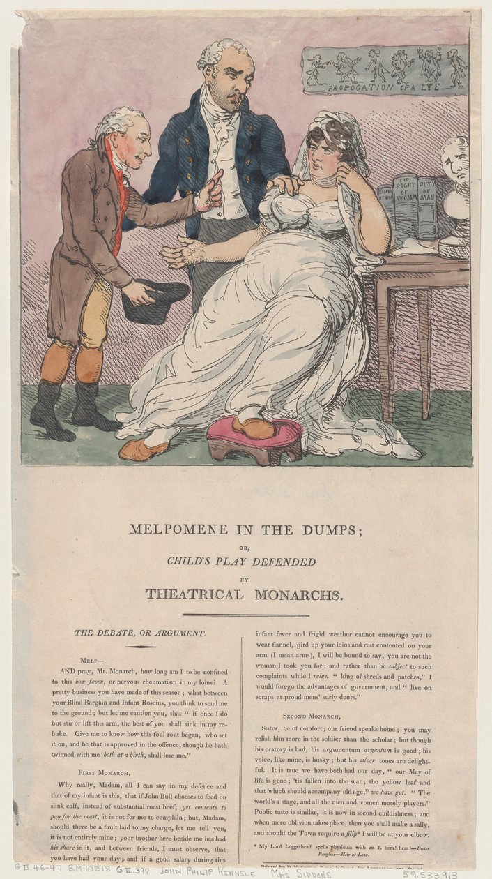 Melpomene in the Dumps, or Child
