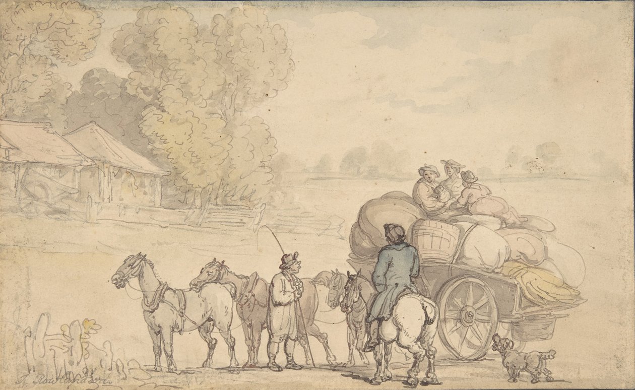 Migrants by Thomas Rowlandson