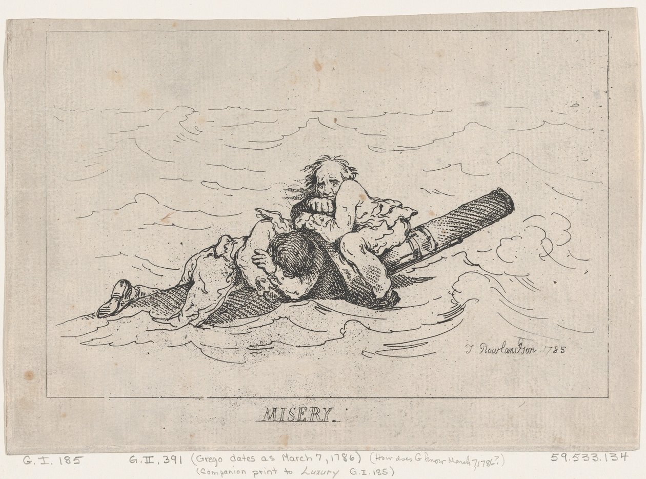 Misery by Thomas Rowlandson