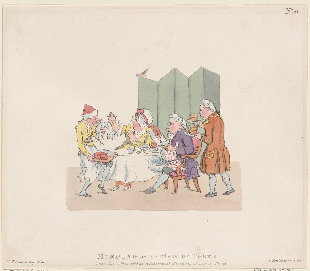 Morning, or, the Man of Taste, May 1, 1803 by Thomas Rowlandson