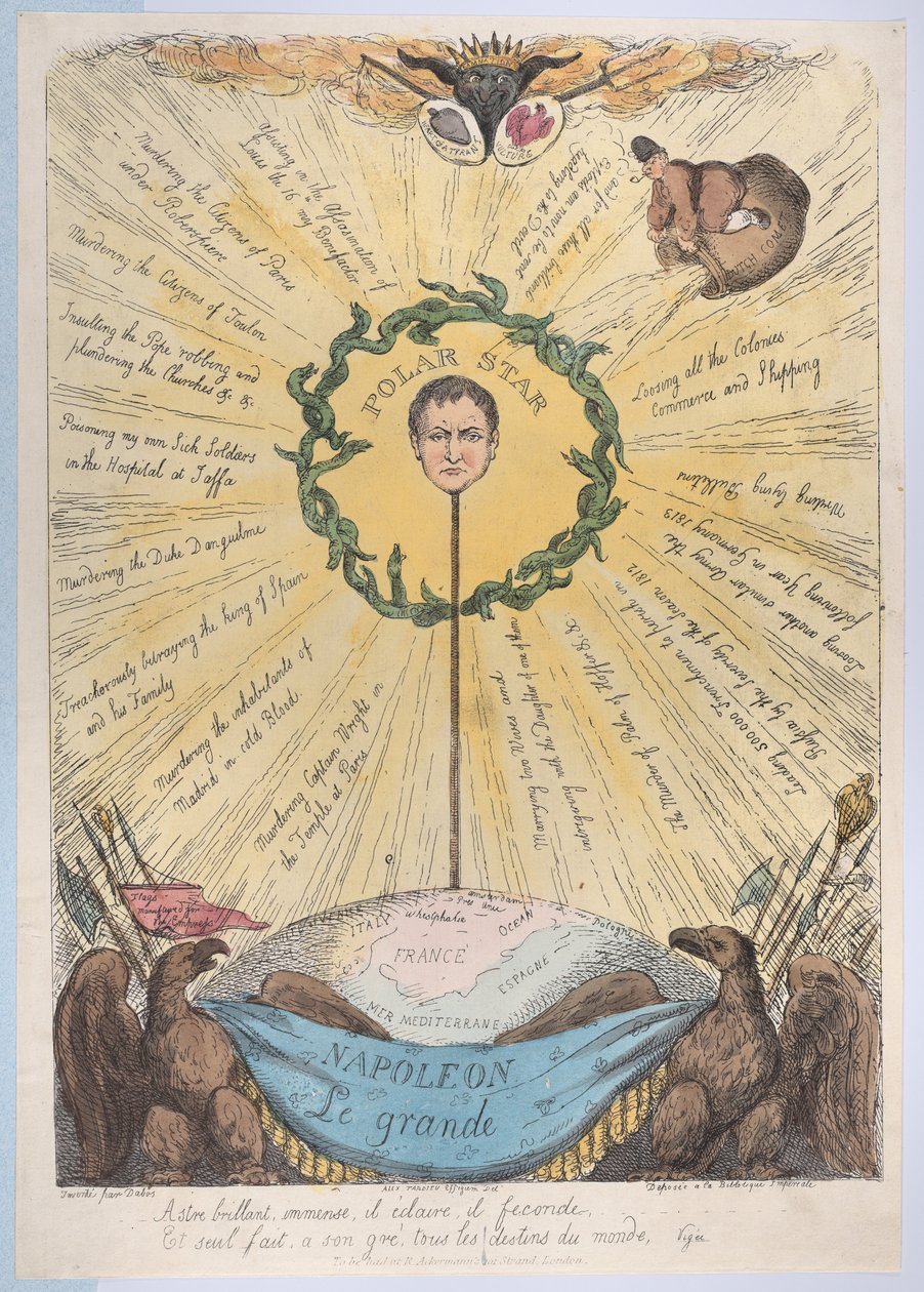 Napoleon Le Grande, December 2, 1813 by Thomas Rowlandson