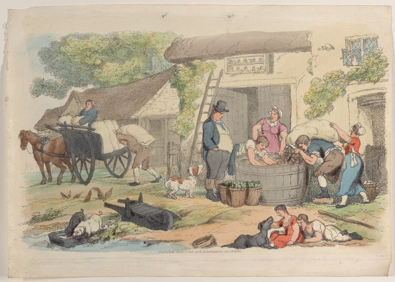 Plate 16, from World in Miniature by Thomas Rowlandson
