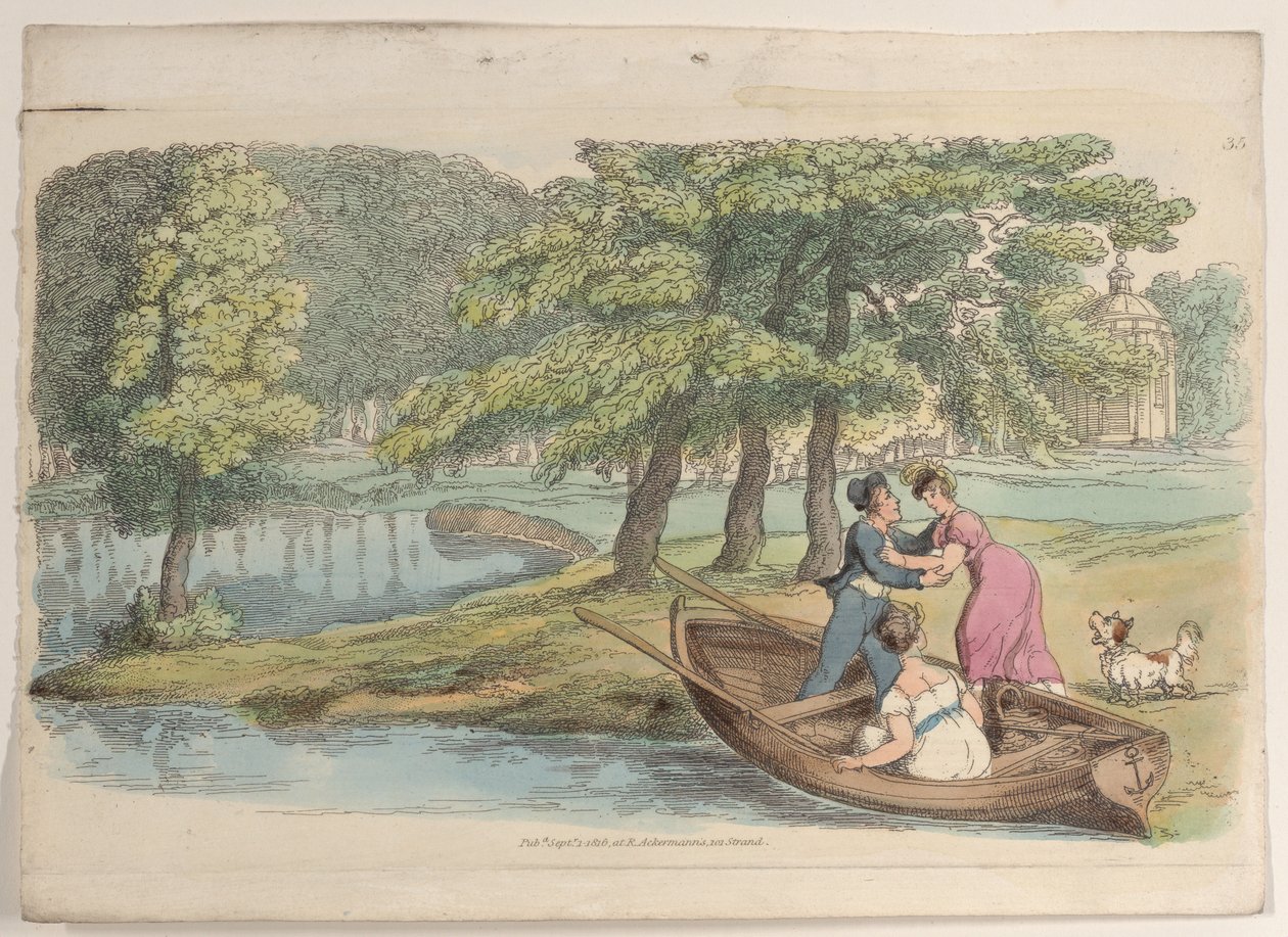 Plate 35, from World in Miniature, 1816 by Thomas Rowlandson