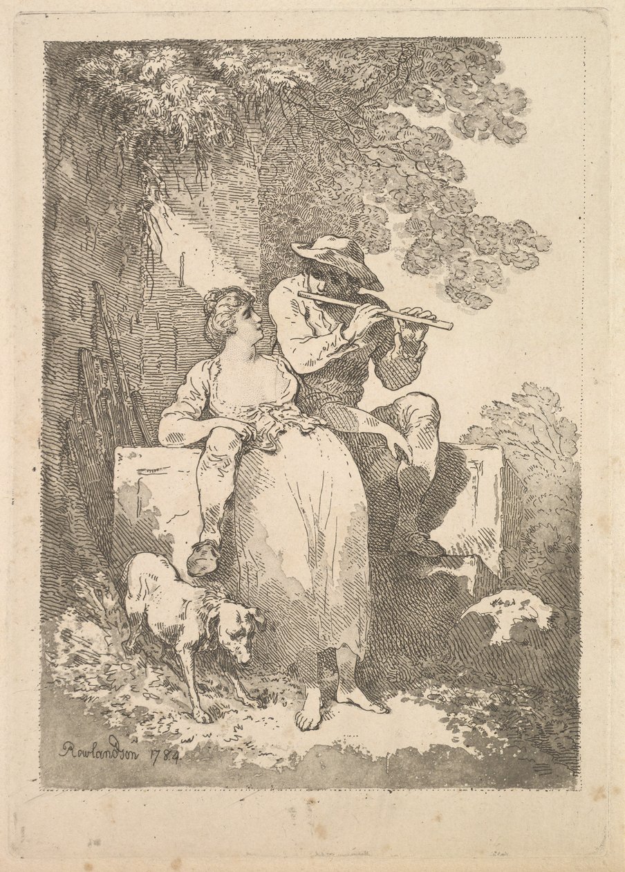 Rest from Labour on Sunny Days by Thomas Rowlandson