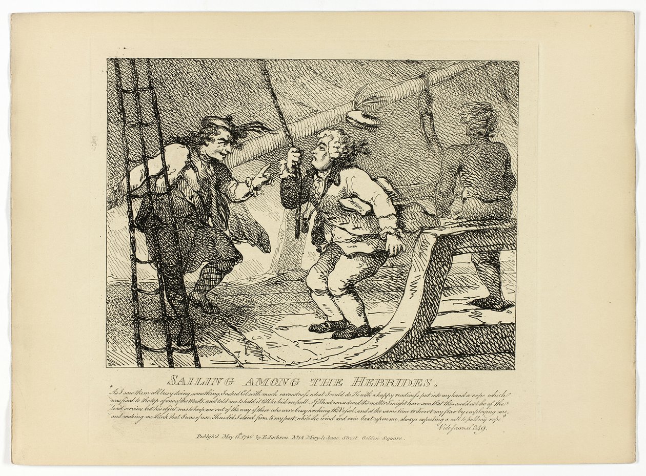 Sailing Among the Hebrides, from Boswell