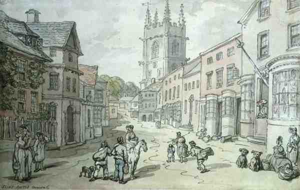 Saint Austle, Cornwall by Thomas Rowlandson