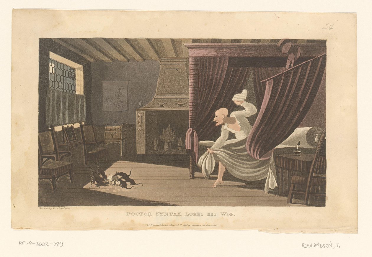Bedroom with Rats Eating Doctor Syntax