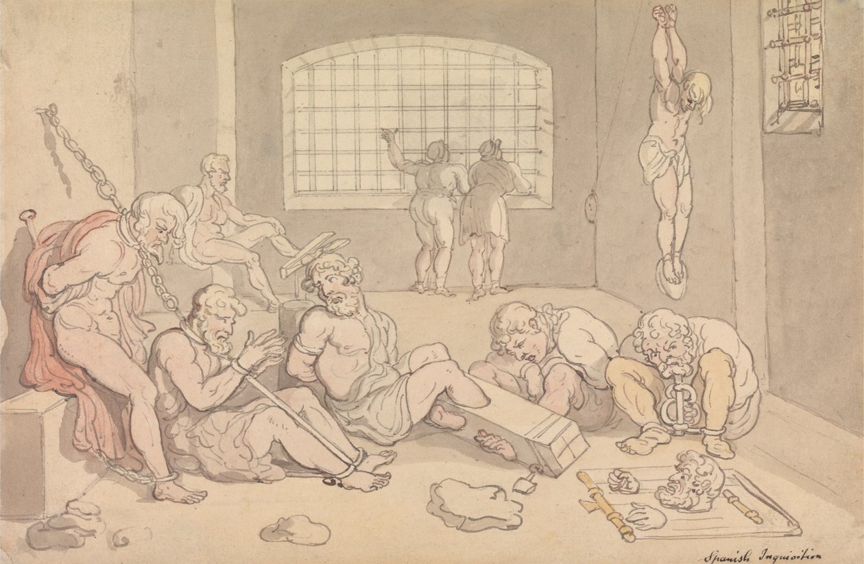 Spanish Inquisition by Thomas Rowlandson