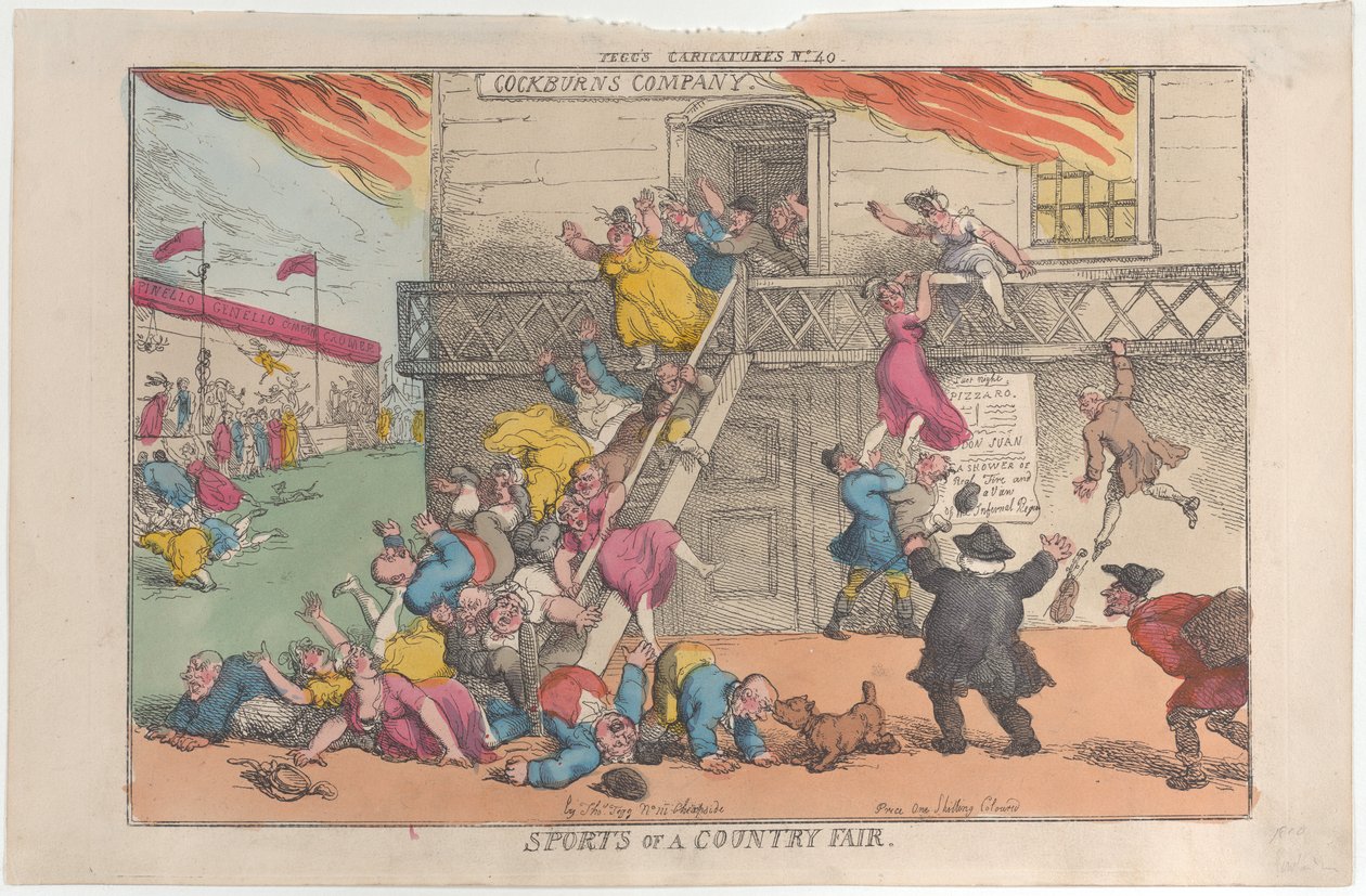 Sports of a Country Fair, October 5, 1810 by Thomas Rowlandson