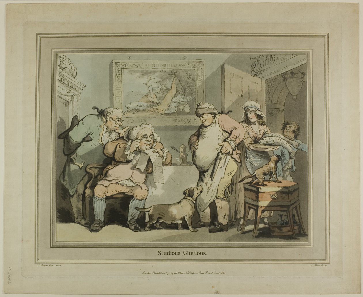 Studious Gluttons by Thomas Rowlandson