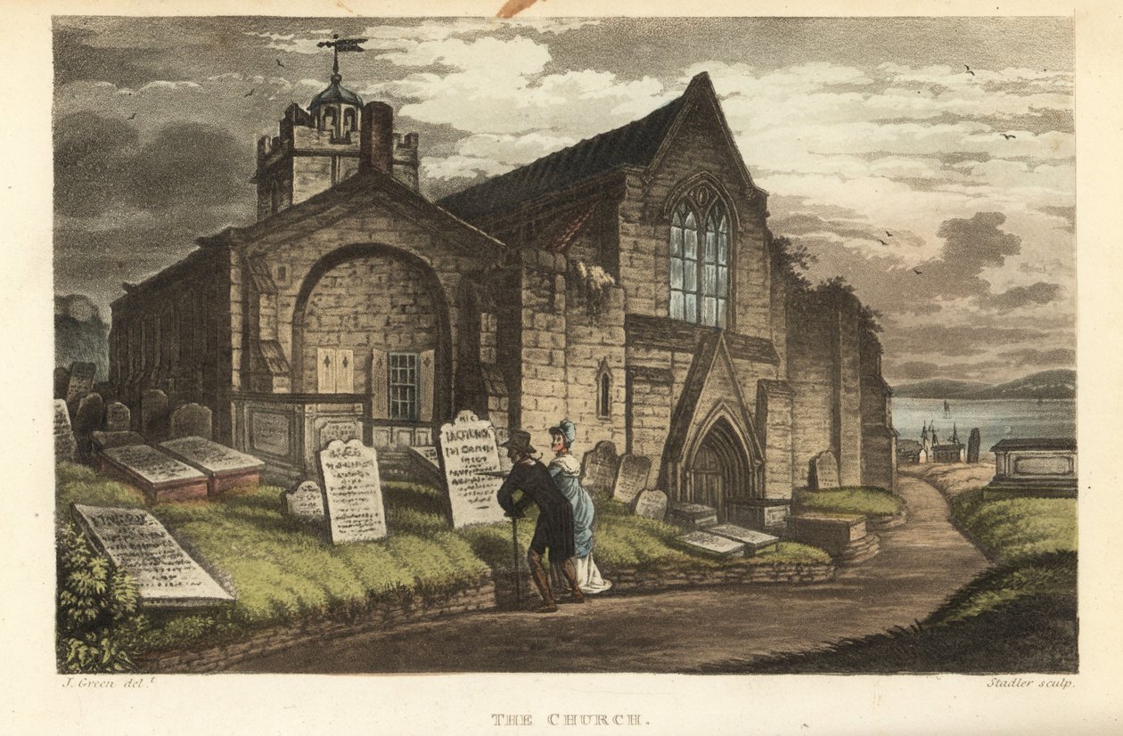 The Church by Thomas Rowlandson