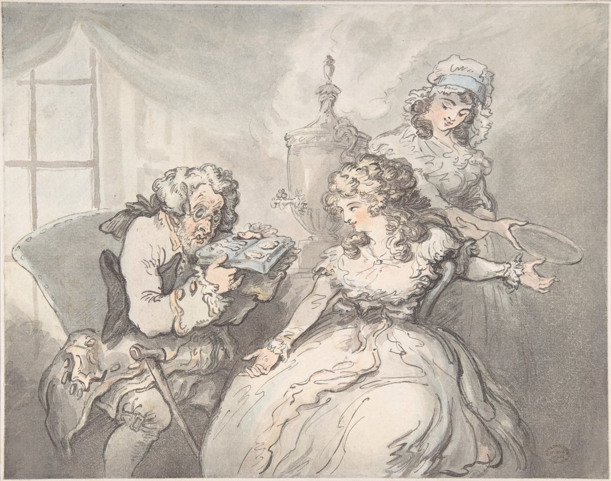 The Connoisseur by Thomas Rowlandson