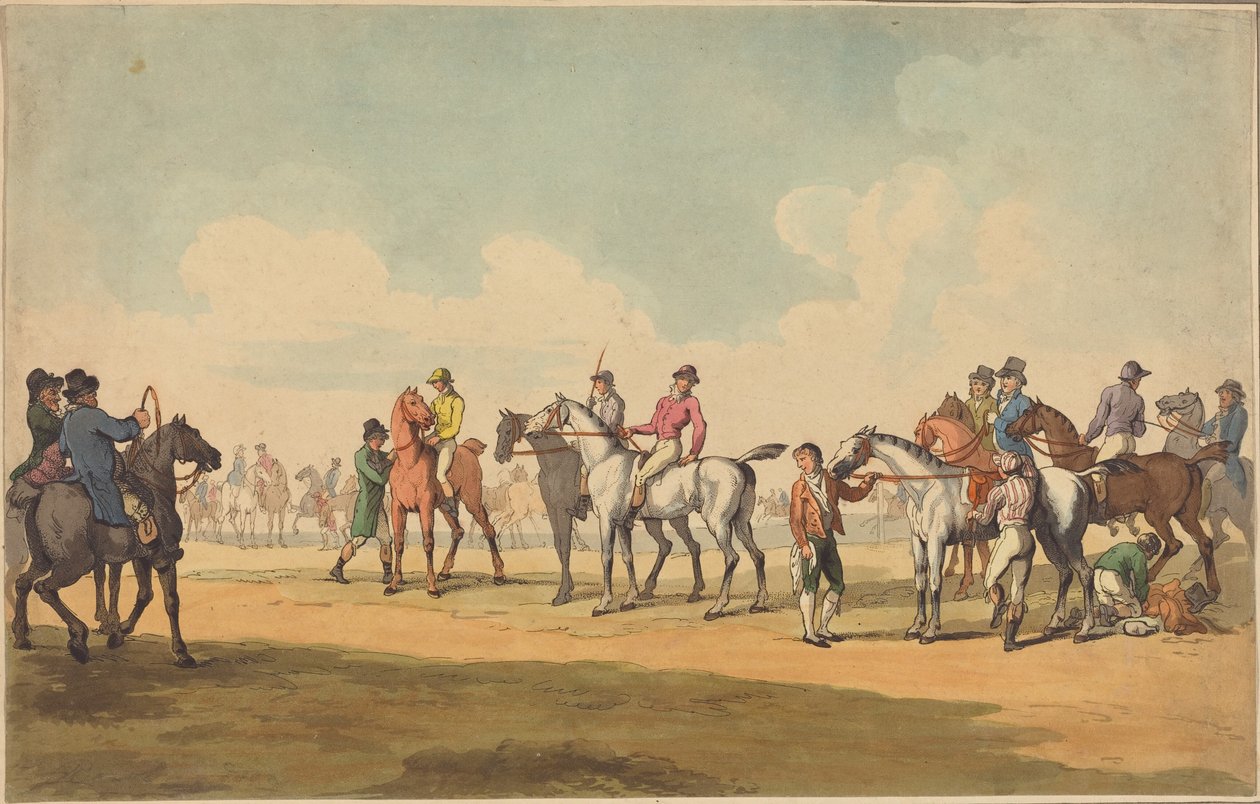 The Course by Thomas Rowlandson