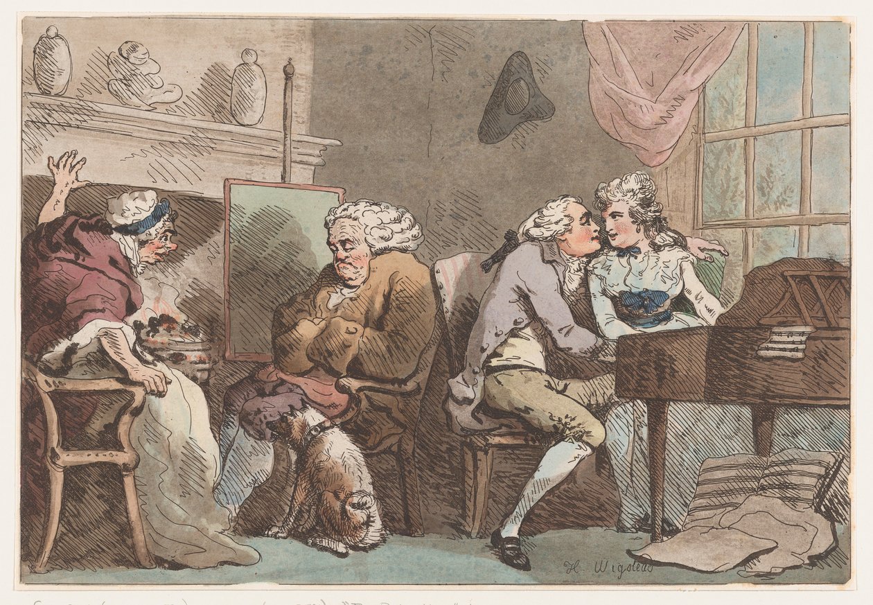 The Detection by Thomas Rowlandson
