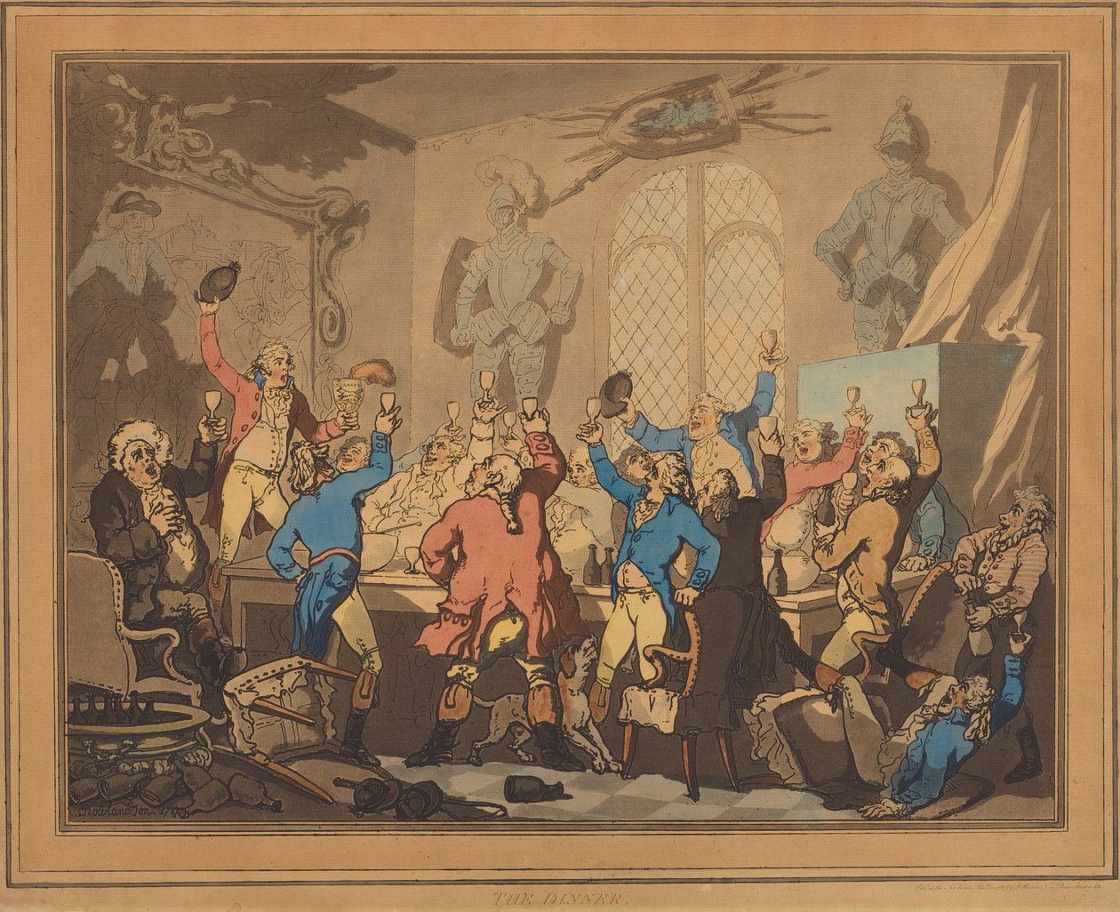 The Dinner by Thomas Rowlandson