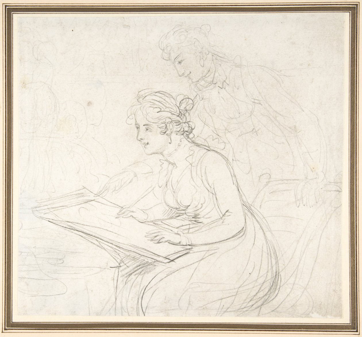The Drawing Lesson by Thomas Rowlandson