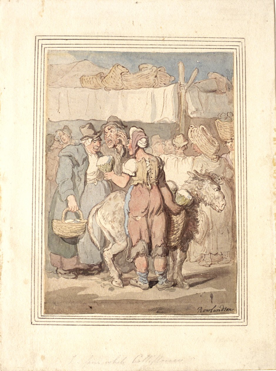 The Fine White Cauliflower by Thomas Rowlandson