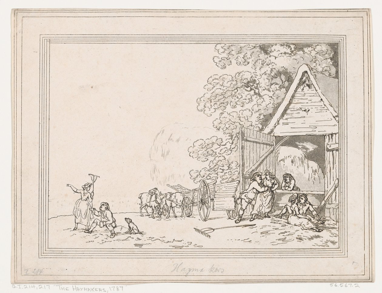 The Haymakers by Thomas Rowlandson