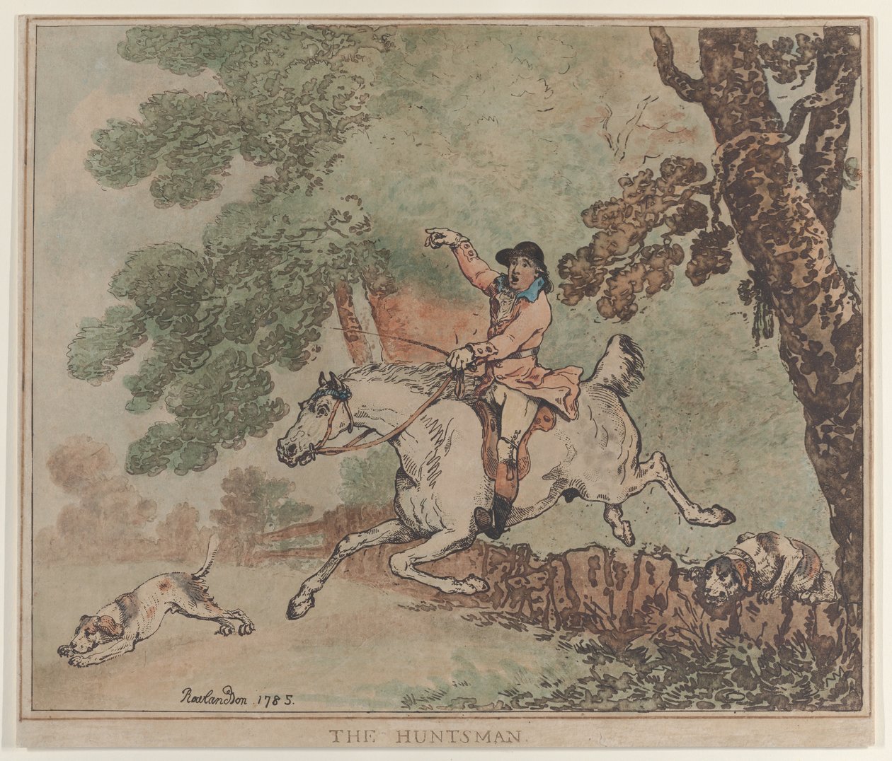 The Huntsman by Thomas Rowlandson