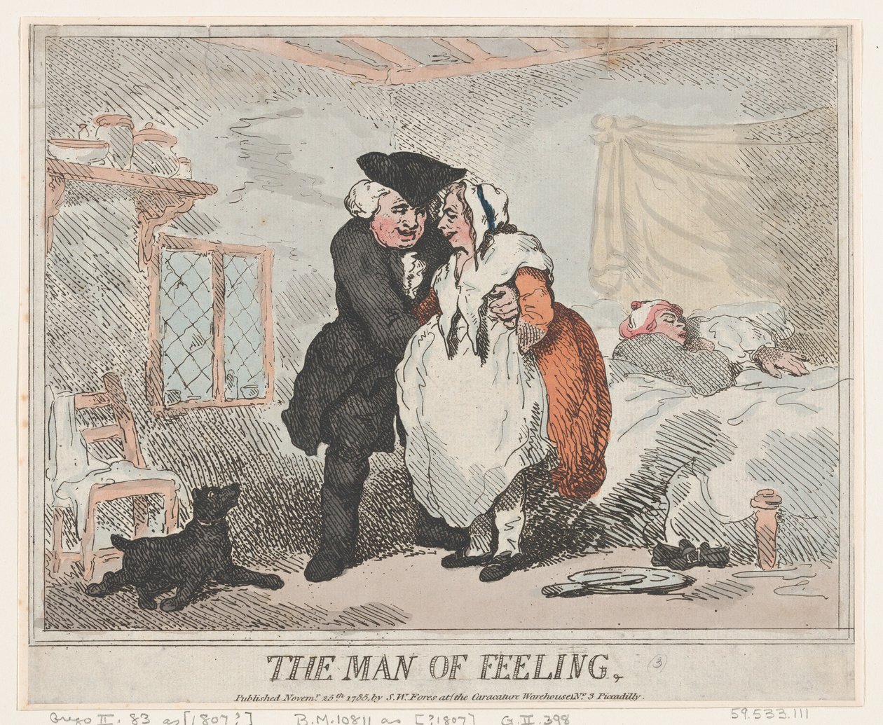 The Man of Feeling by Thomas Rowlandson