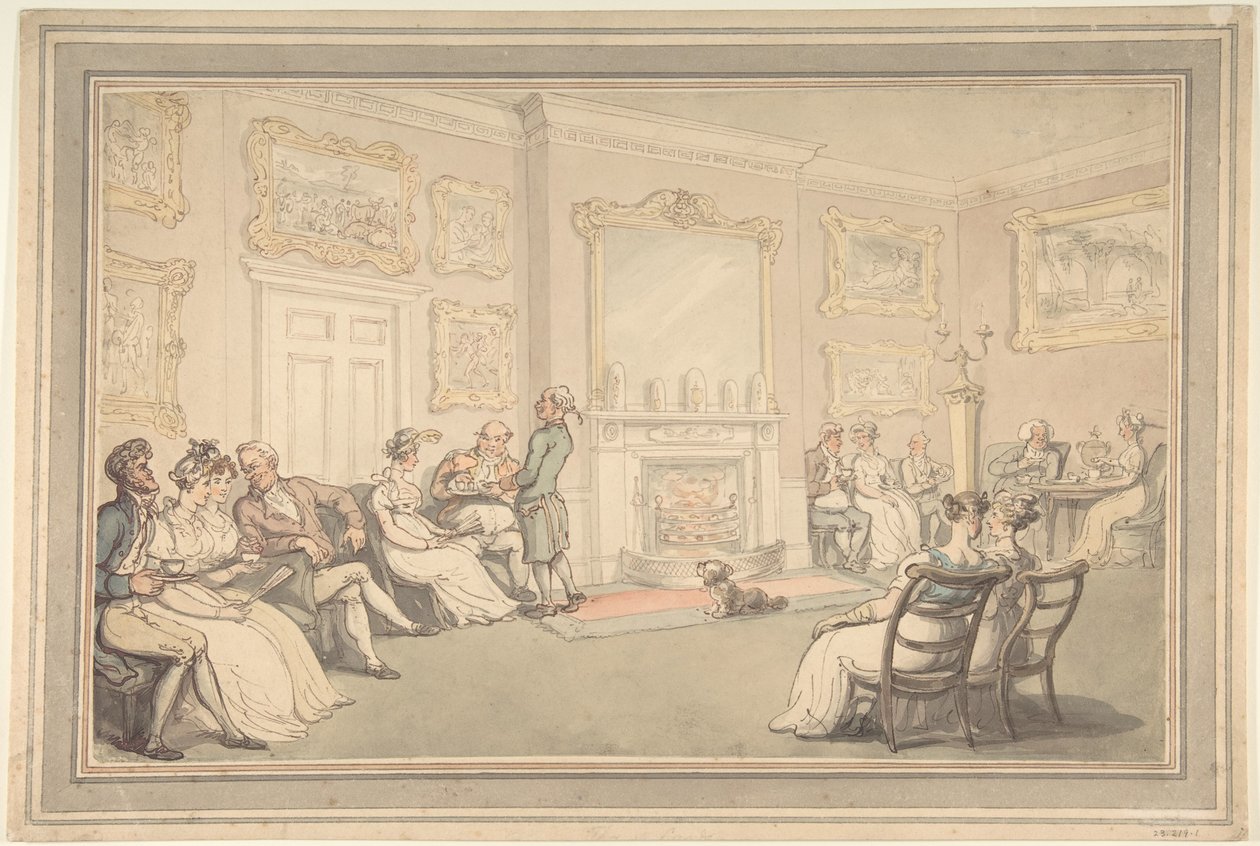 The Reception by Thomas Rowlandson