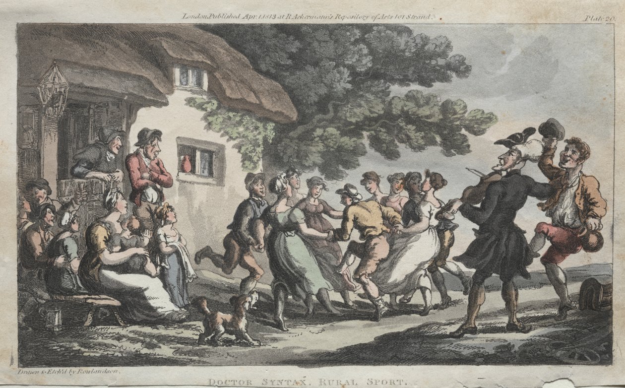 The Rev. Dr. Syntax Rural Sport by Thomas Rowlandson