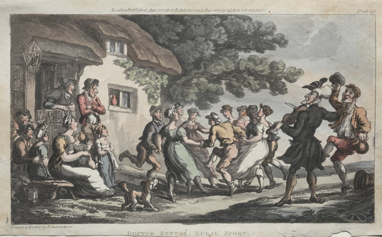 The Rev. Dr. Syntax Rural Sport by Thomas Rowlandson