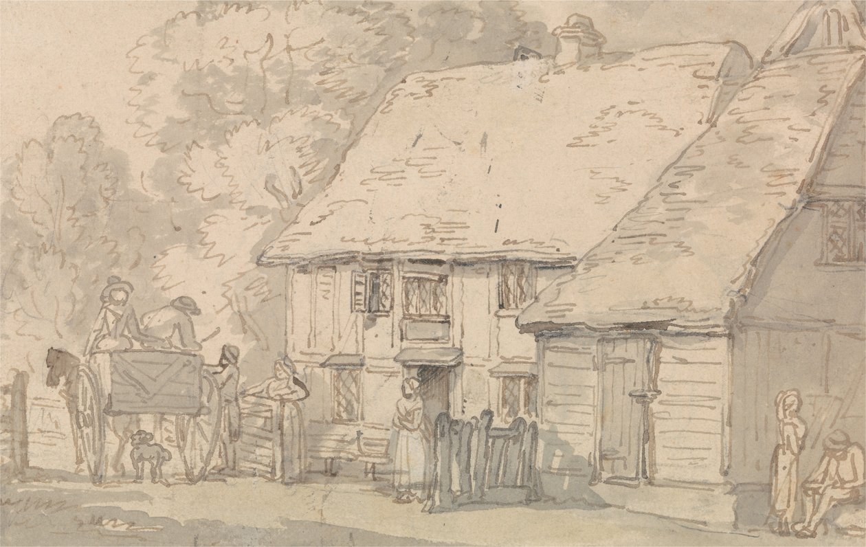 The Toll-Gate by Thomas Rowlandson