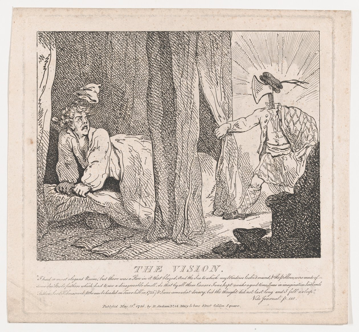 The Vision Picturesque Beauties of Boswell, Part the Second by Thomas Rowlandson
