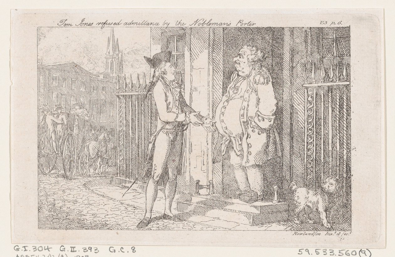 Tom Jones Refused Admittance by the Nobleman