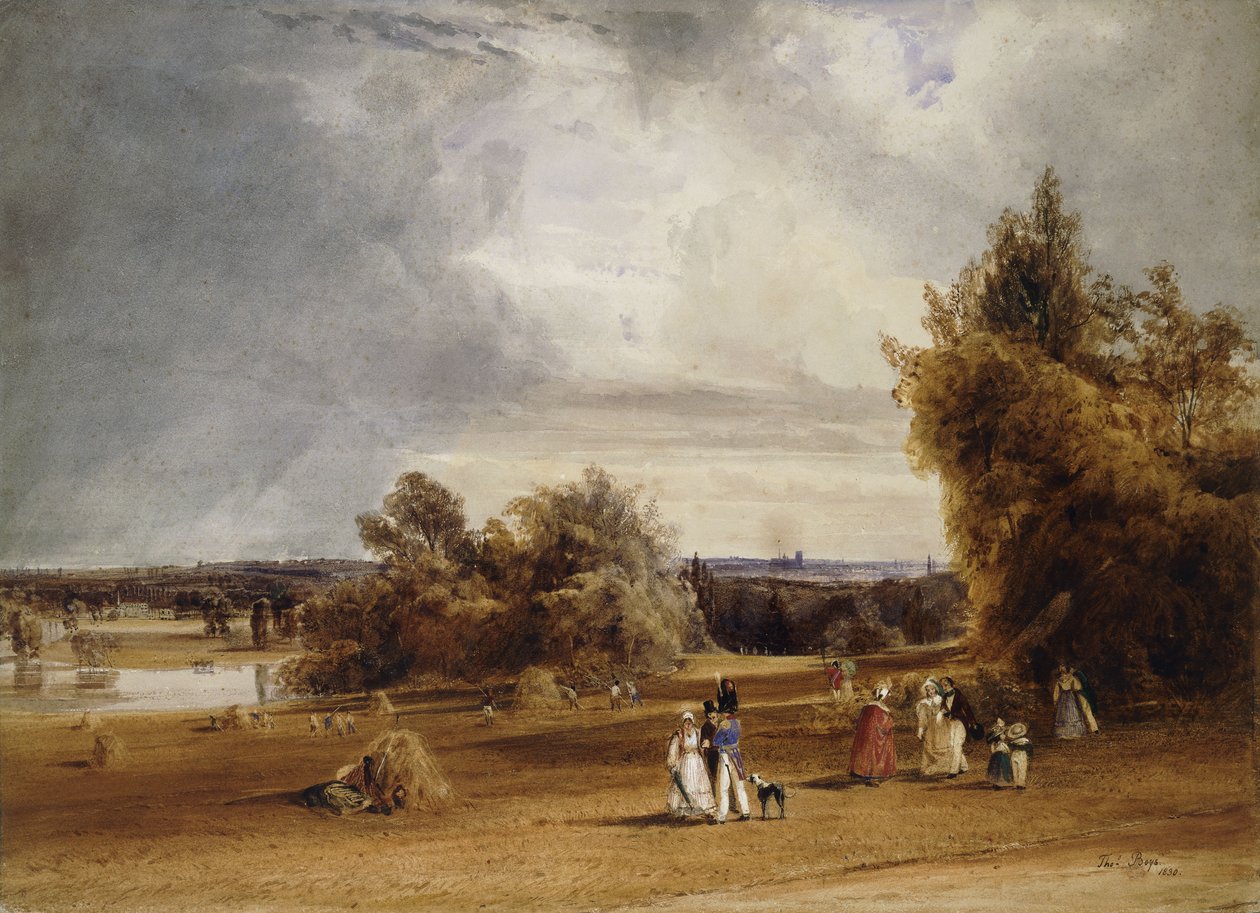 A View of Paris from St. Cloud, 1830 by Thomas Shotter Boys