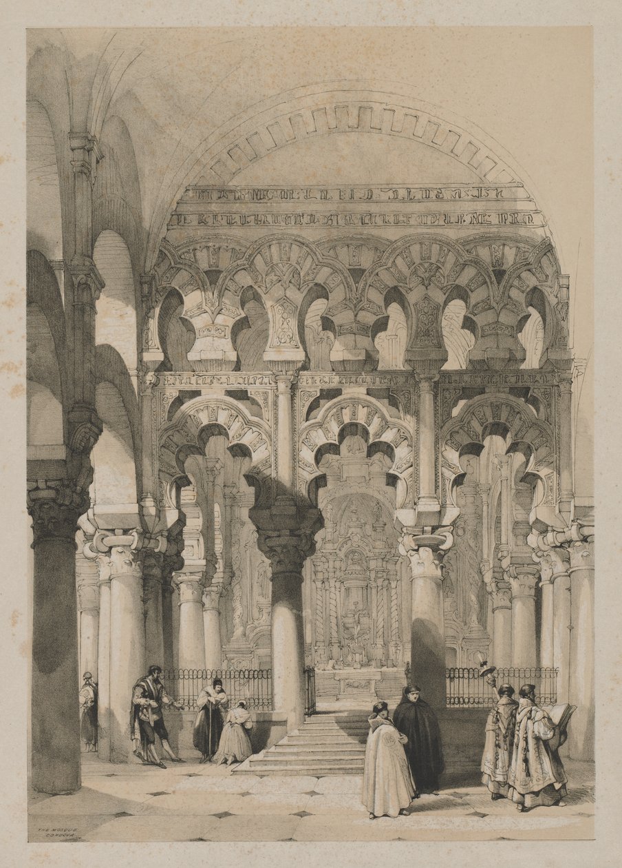 Picturesque Sketches in Spain: The Mosque, Cordova by Thomas Shotter Boys