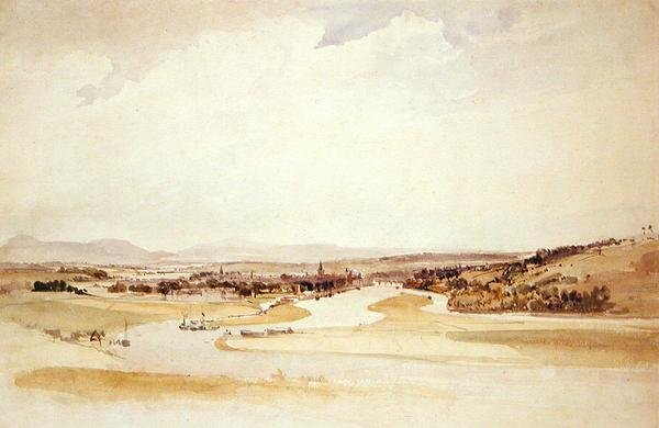 The Seine at Rouen by Thomas Shotter Boys