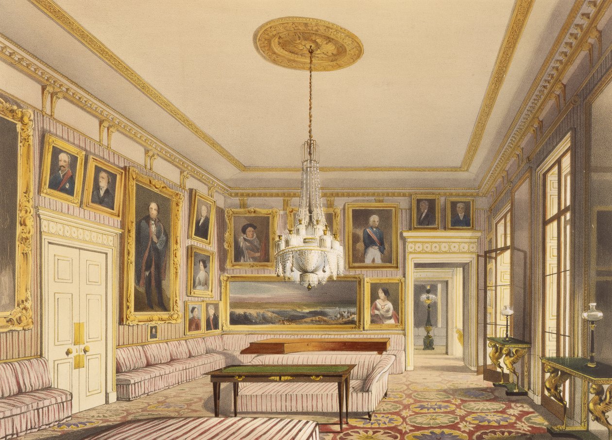 The Striped Drawing Room, Apsley House by Thomas Shotter Boys