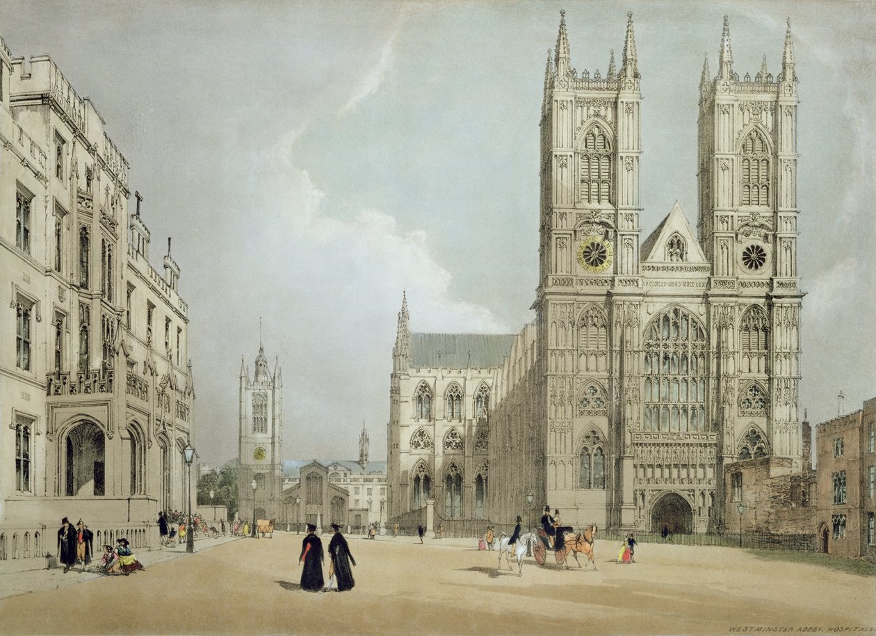 Westminster Abbey and Hospital, from 