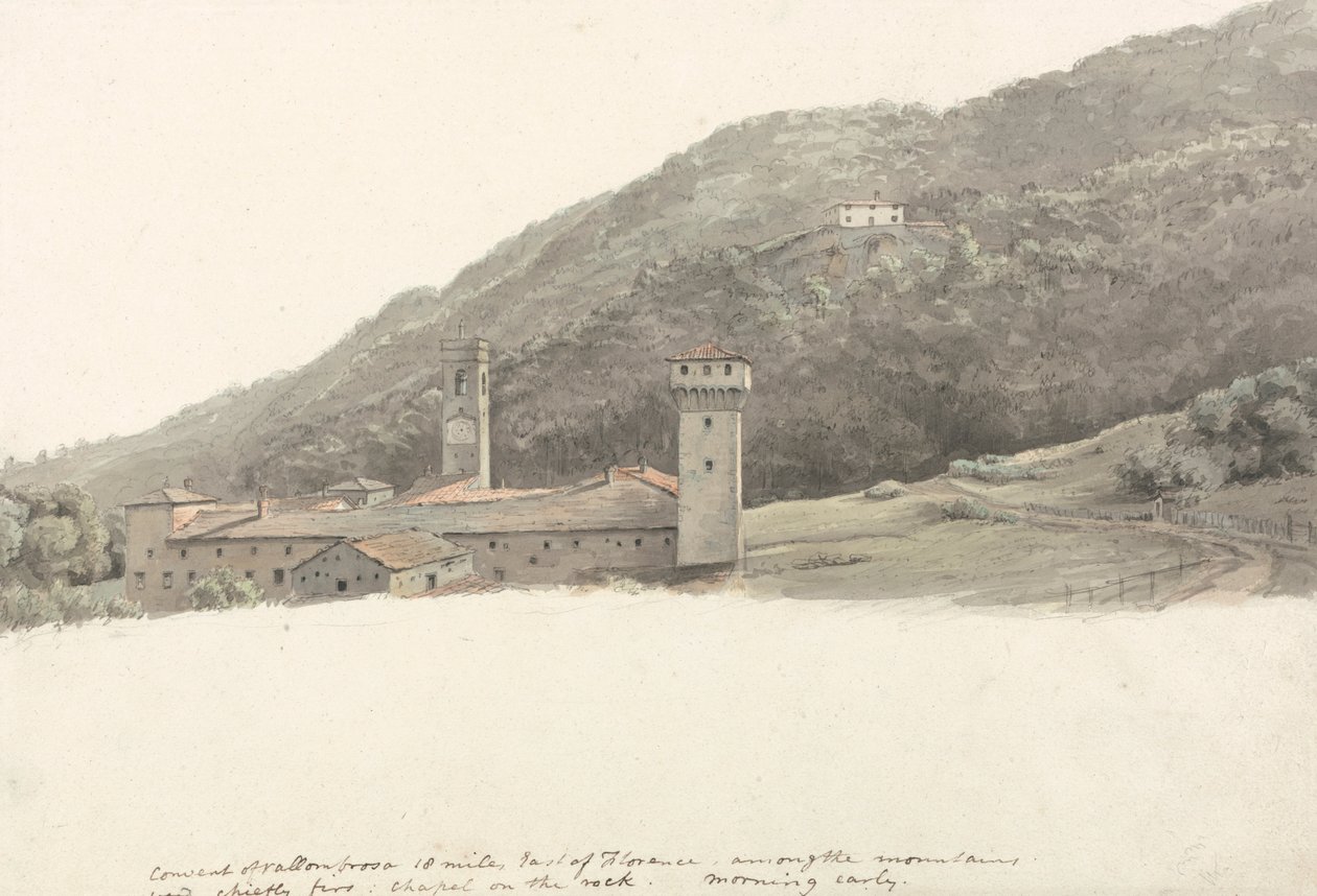Convent of Vallombrosa by Thomas Smith of Derby