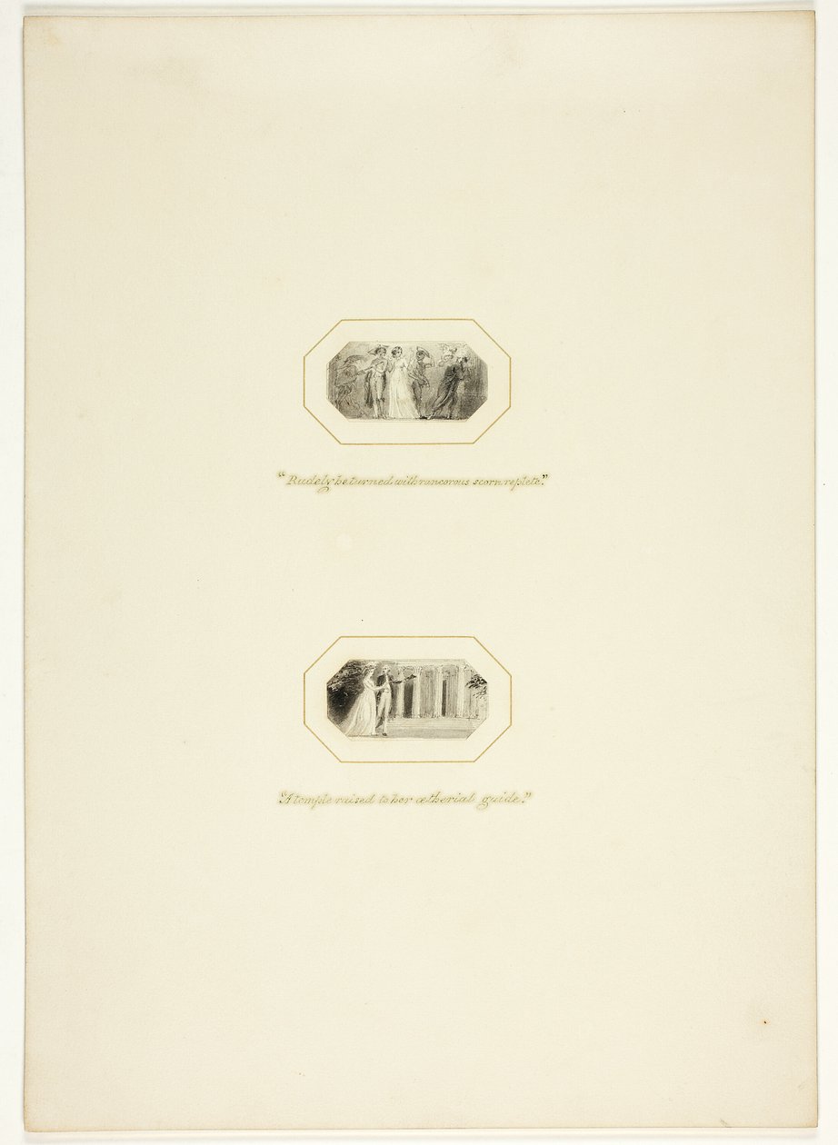 Study for a Plate from The Triumphs of Temper (in the 1796 Royal Engagements Pocket Book) by Thomas Stothard