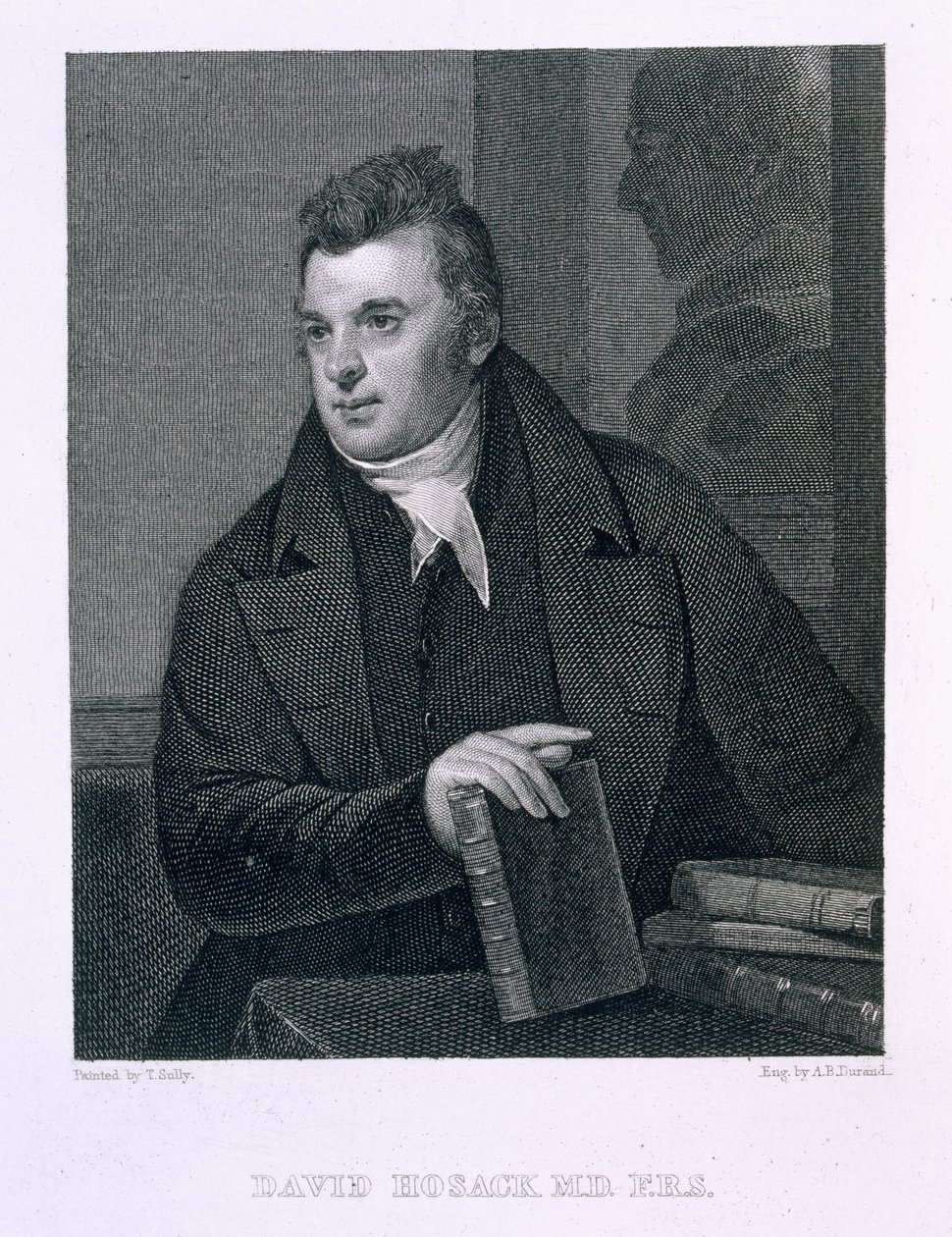 David Hosack, Engraved by Asher Brown Durand by Thomas Sully