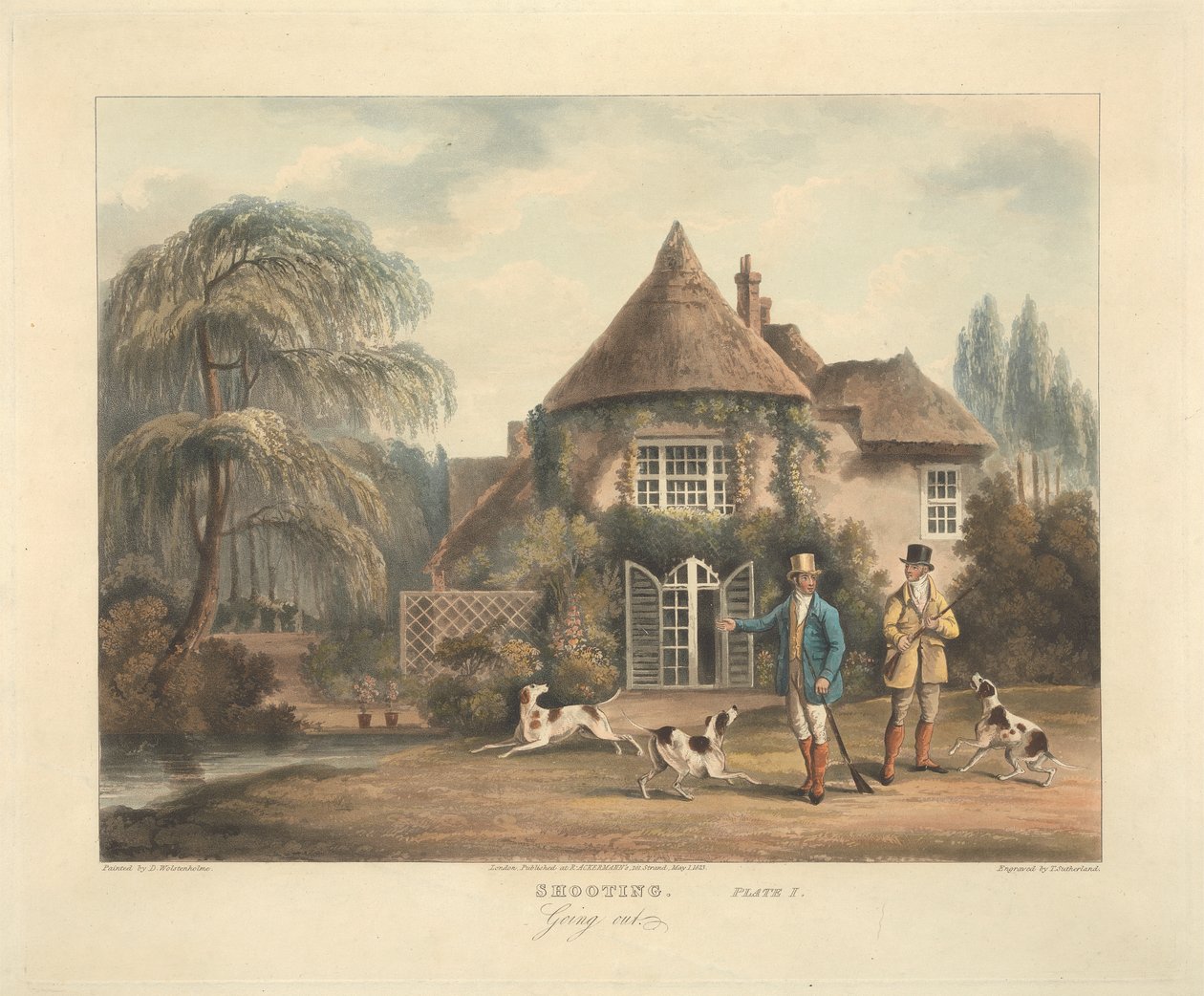 A Set of Four - Shooting: Plate I. Going Out by Thomas Sutherland