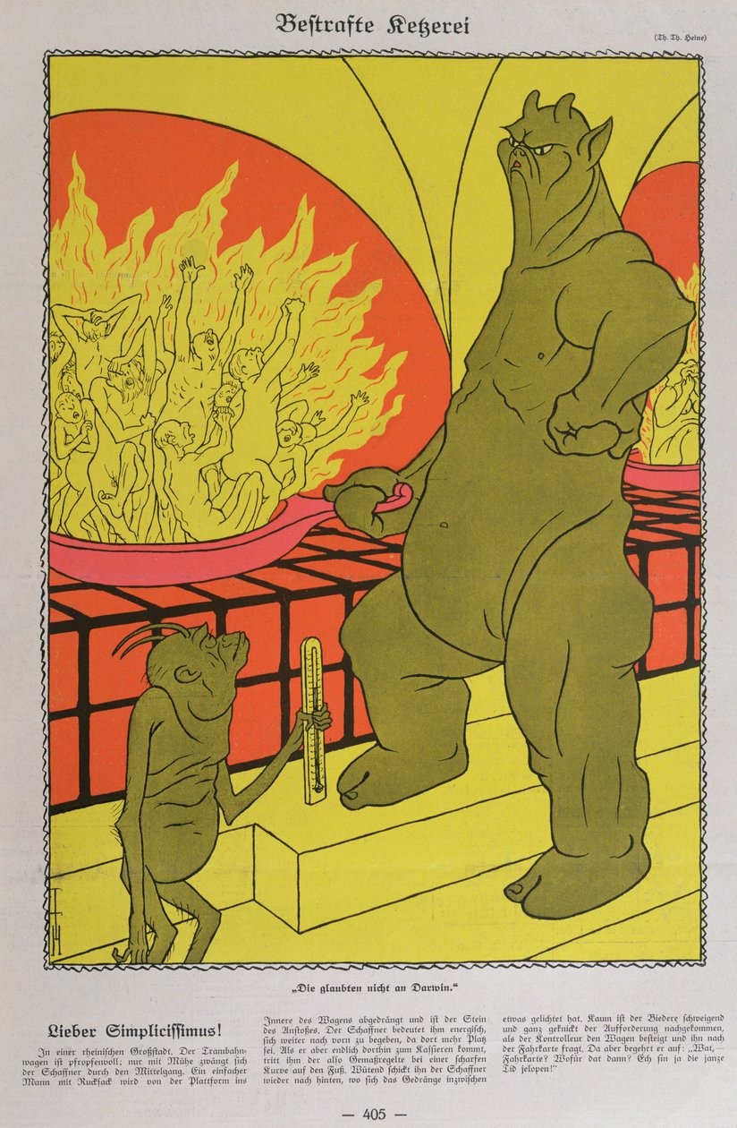 The Devil Burning the Disbelievers, from 