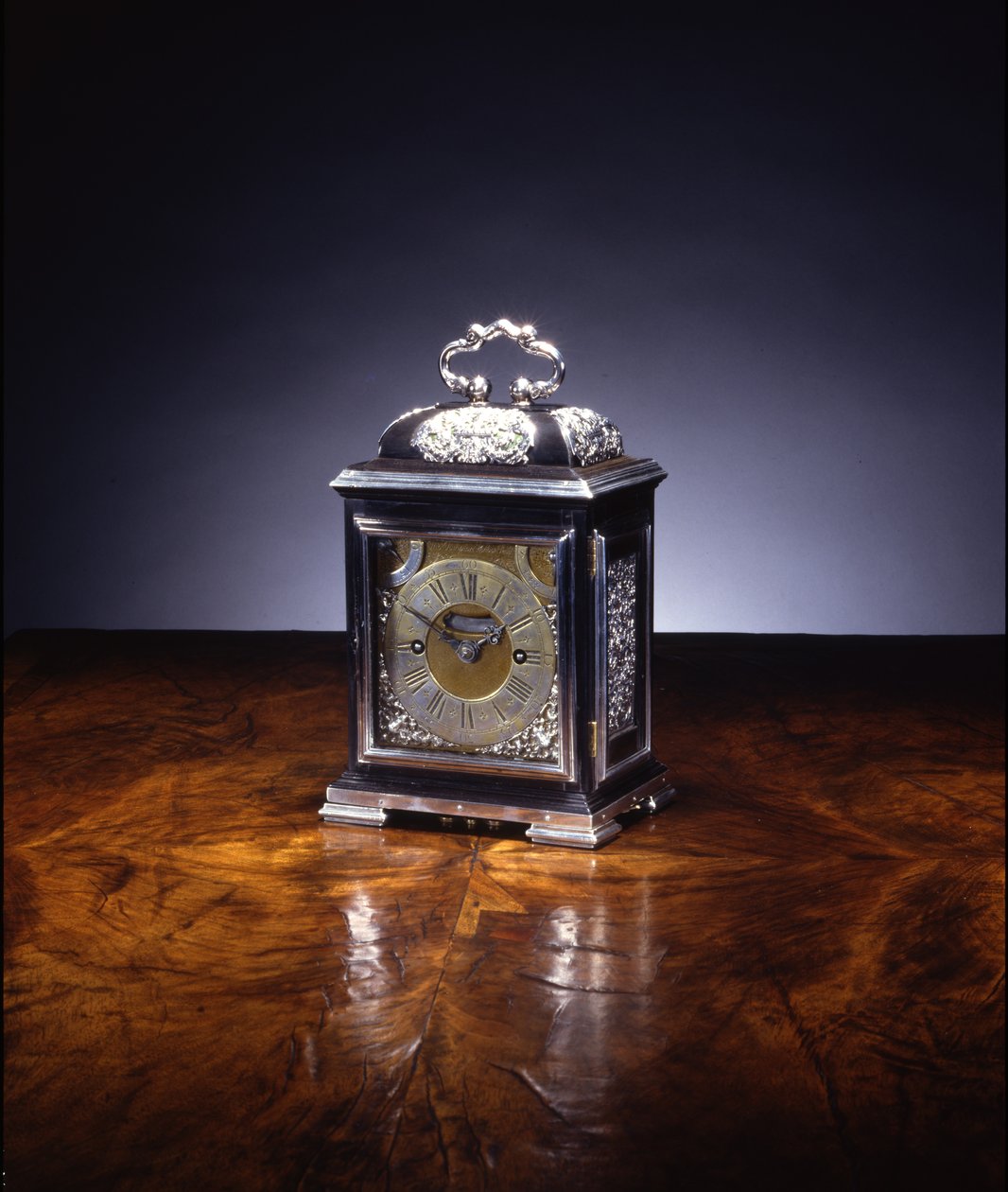 Miniature Striking Bracket Clock, No. 222, c.1695 by Thomas Tompion