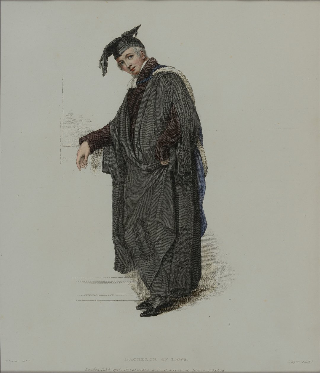 Bachelor of Law, Engraved by J. Agar, Published in R. Ackermann